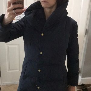 Cole Haag winter puffer jacket